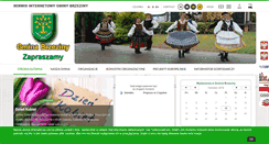 Desktop Screenshot of gminabrzeziny.pl