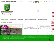Tablet Screenshot of gminabrzeziny.pl